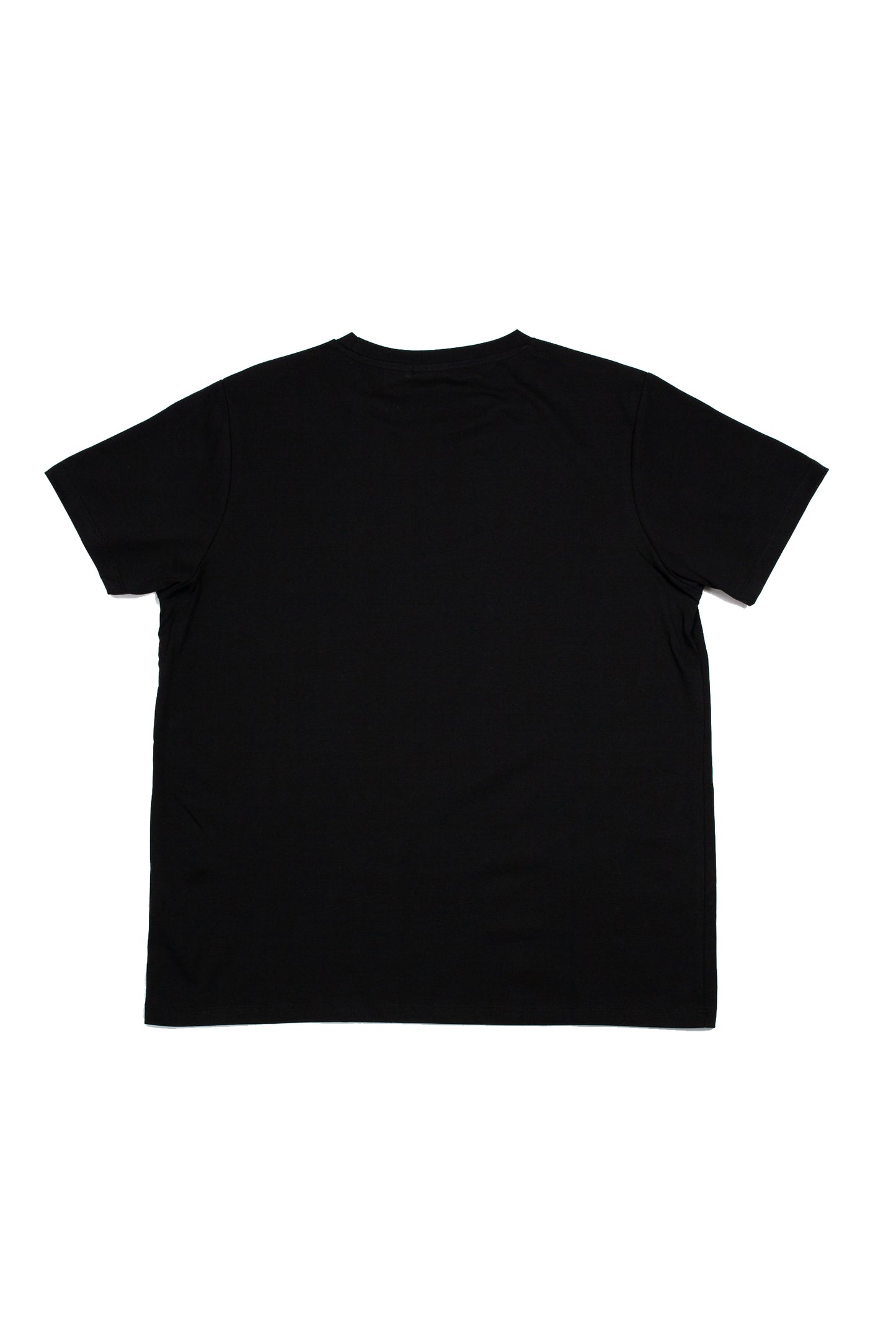 Double Chest logo Tee - Black