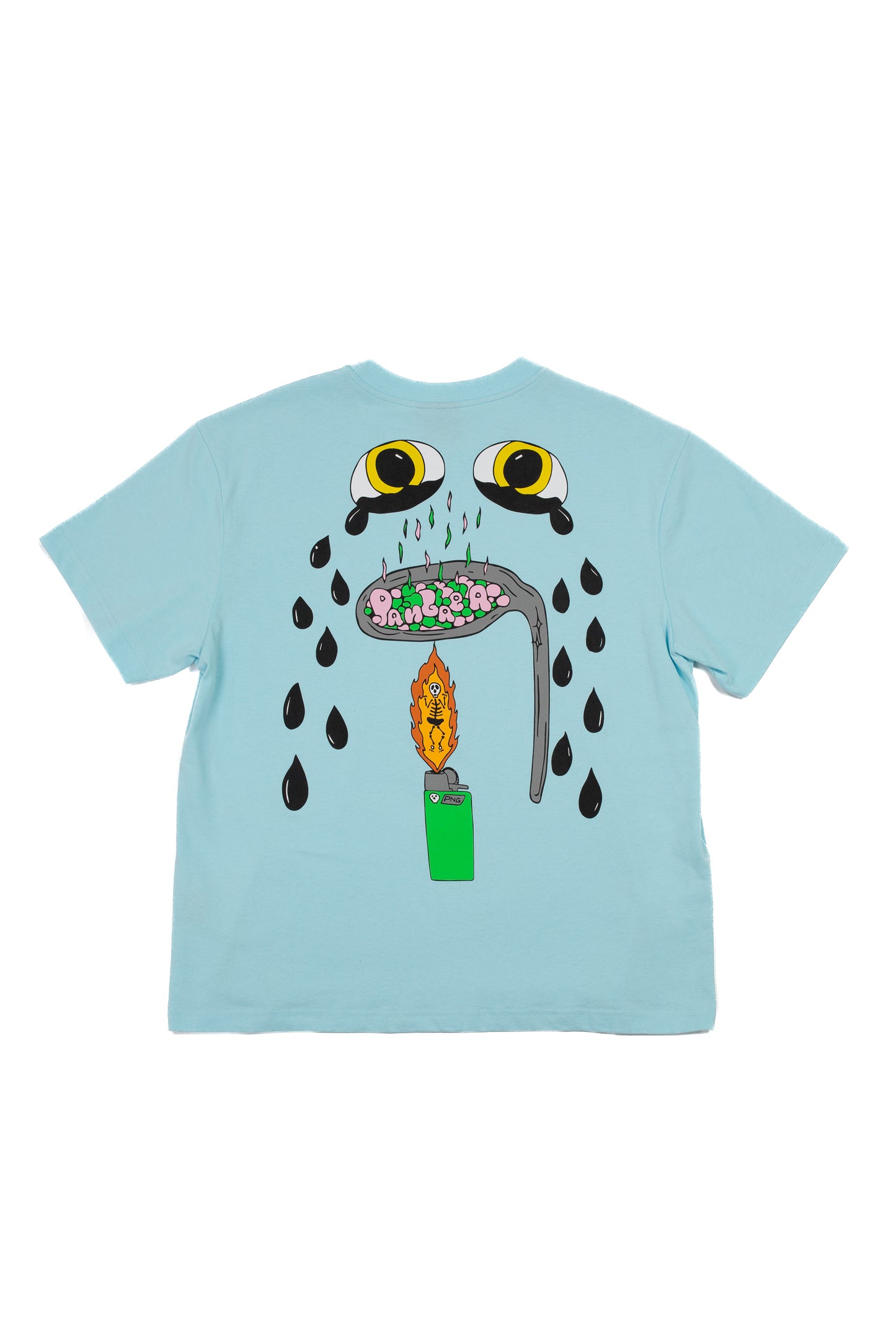 Dancing in the Spoon Light Tee - Baby Blue