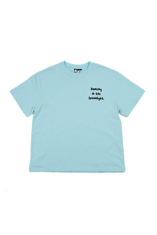 Dancing in the Spoon Light Tee - Baby Blue