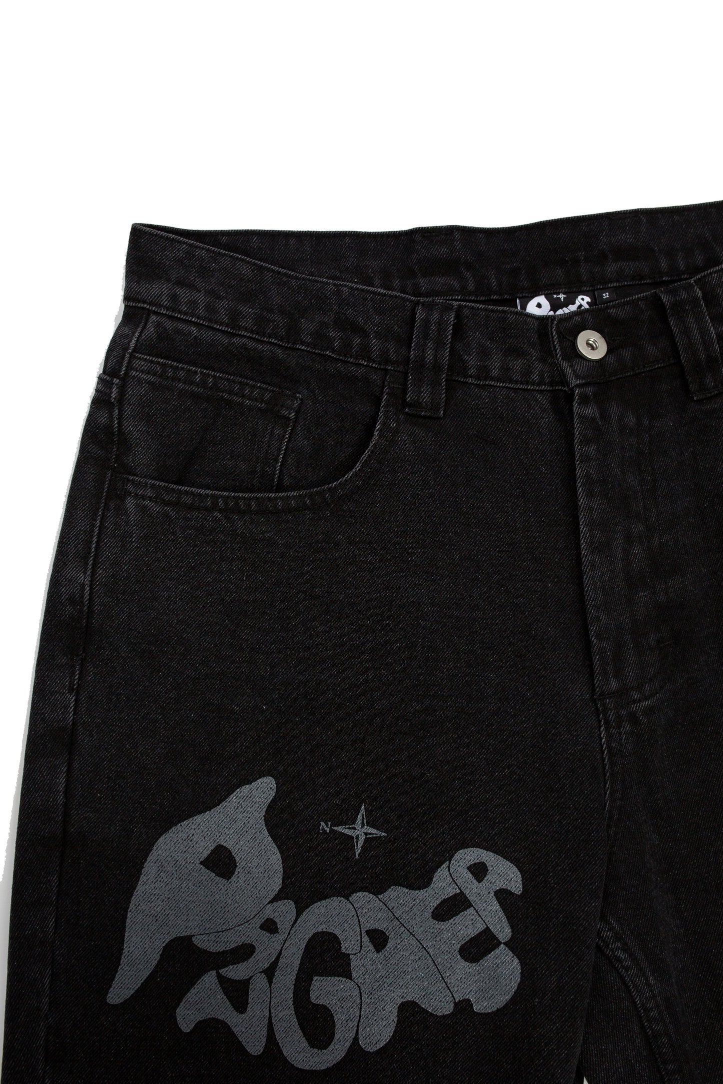 Denim Pants - Black Wash