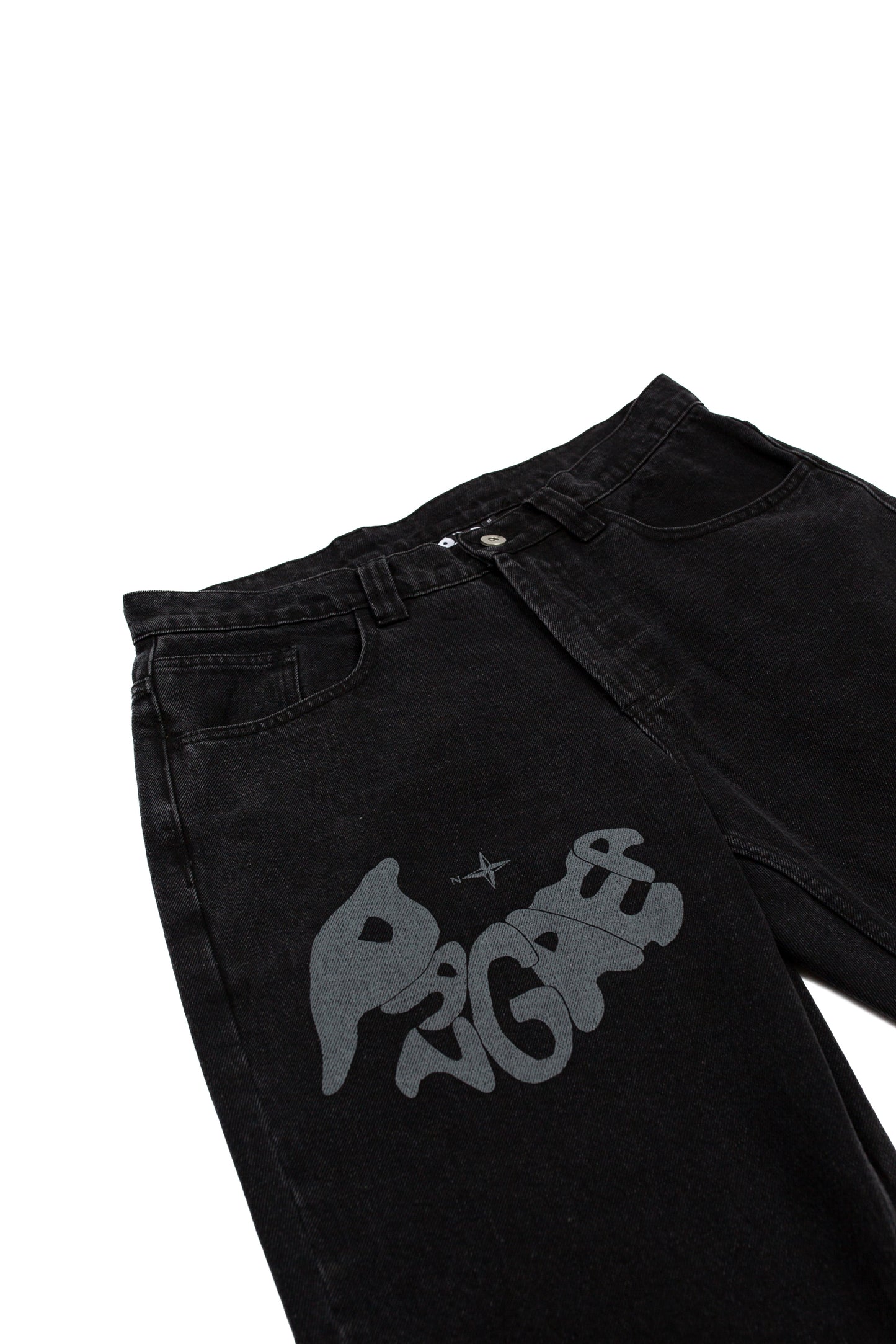 Denim Pants - Black Wash