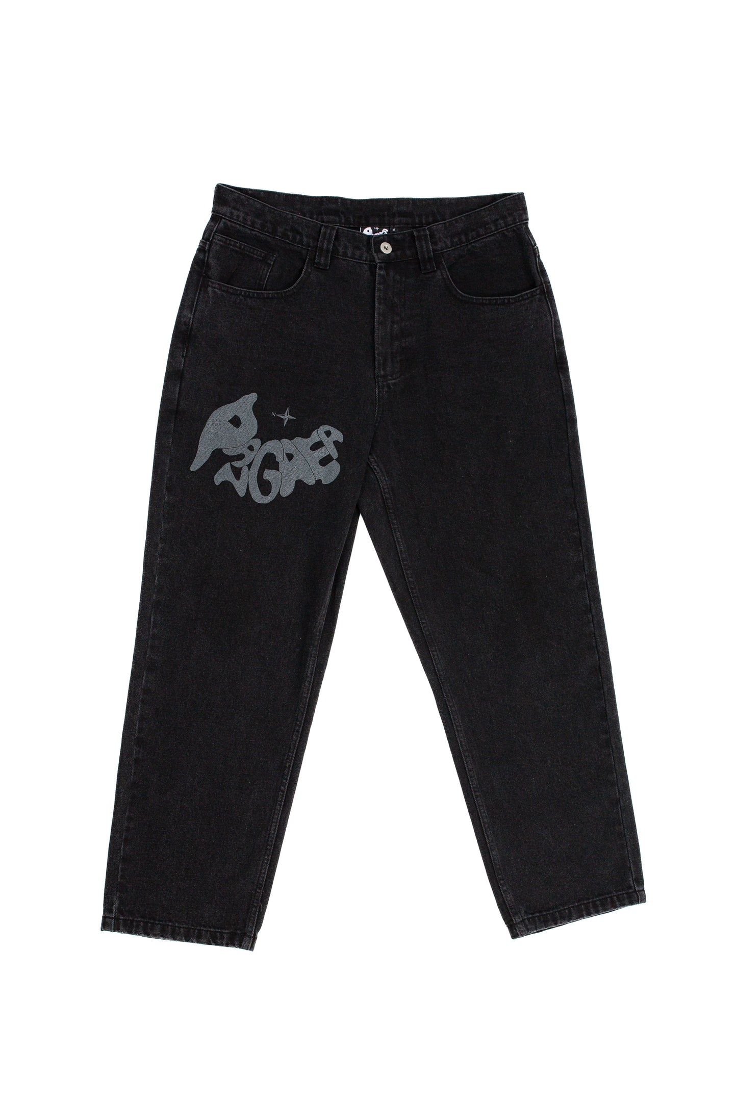 Denim Pants - Black Wash