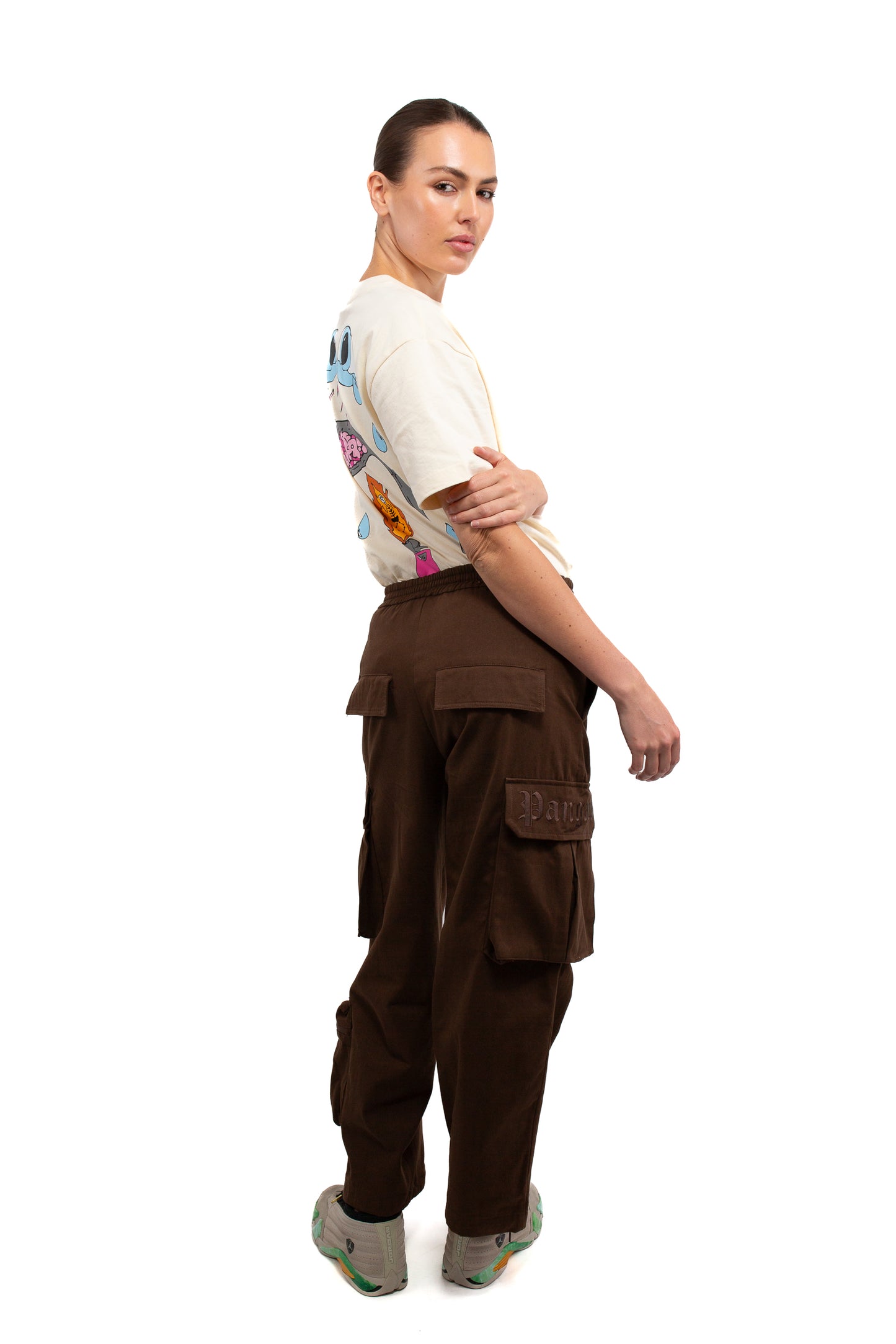 Triple Pocket Cargo Pant / Brown