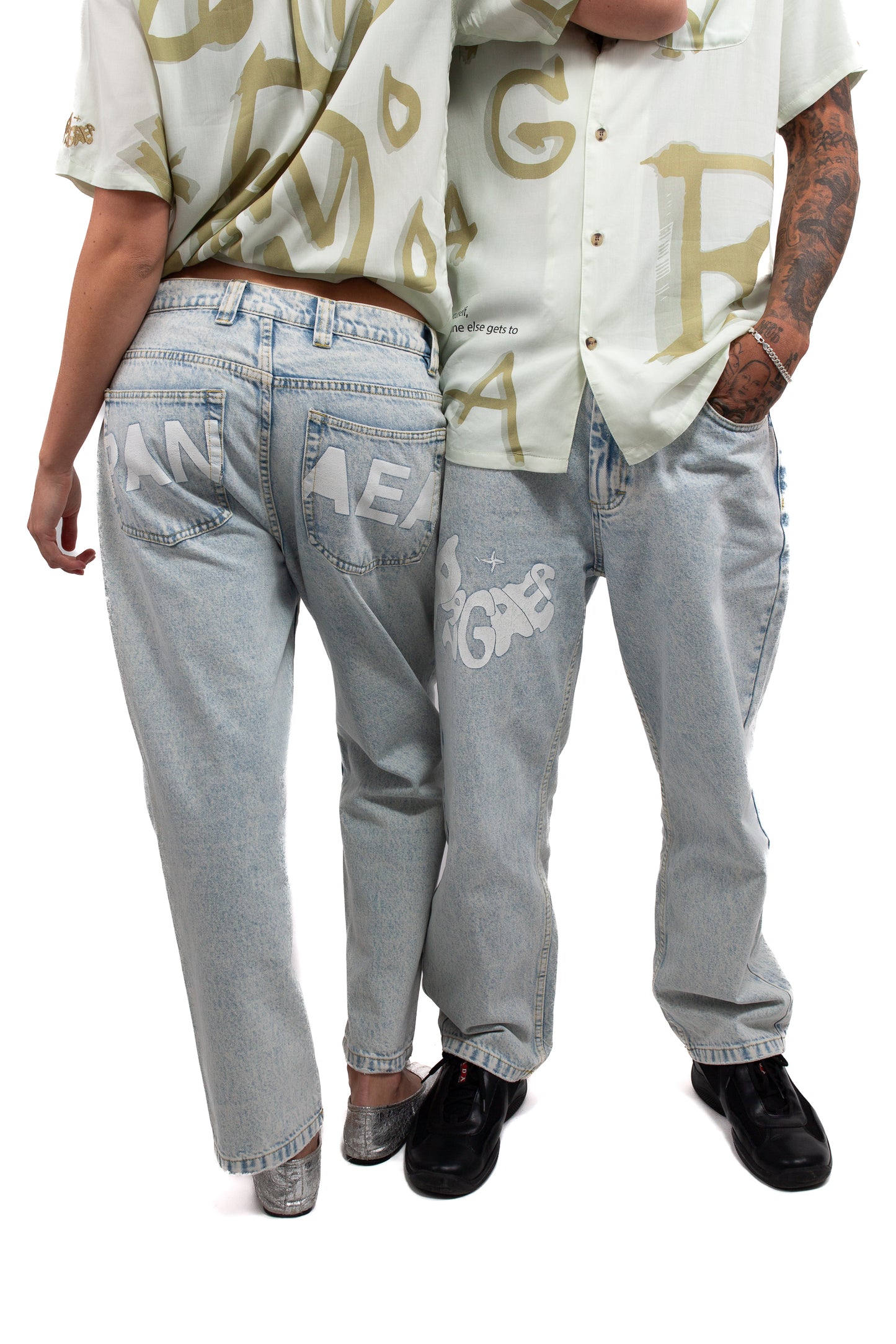 Denim Pant - Acid Wash