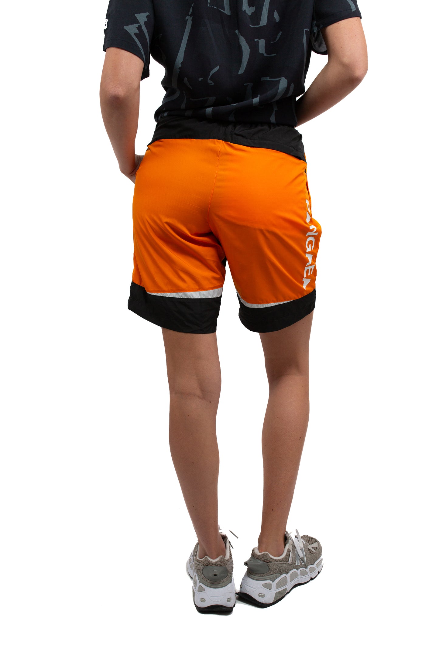 Active Shorts - Black & Orange