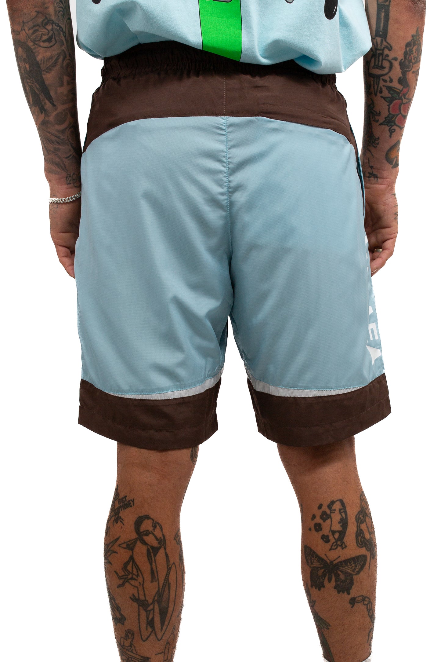 Active Shorts - Brown & Blue