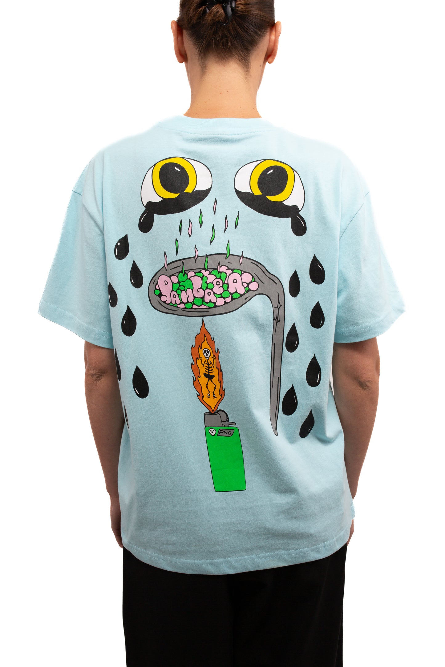 Dancing in the Spoon Light Tee - Baby Blue