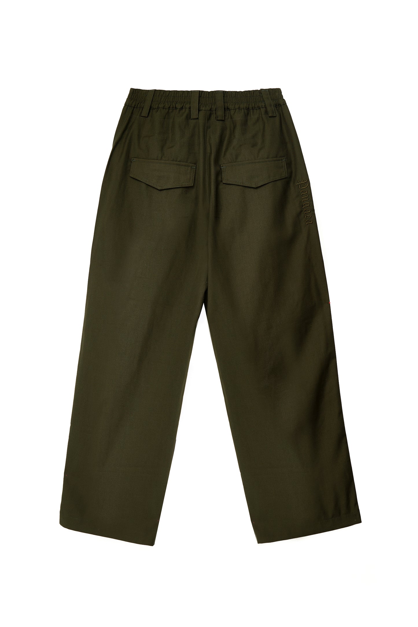 Suit Style Pants Olive